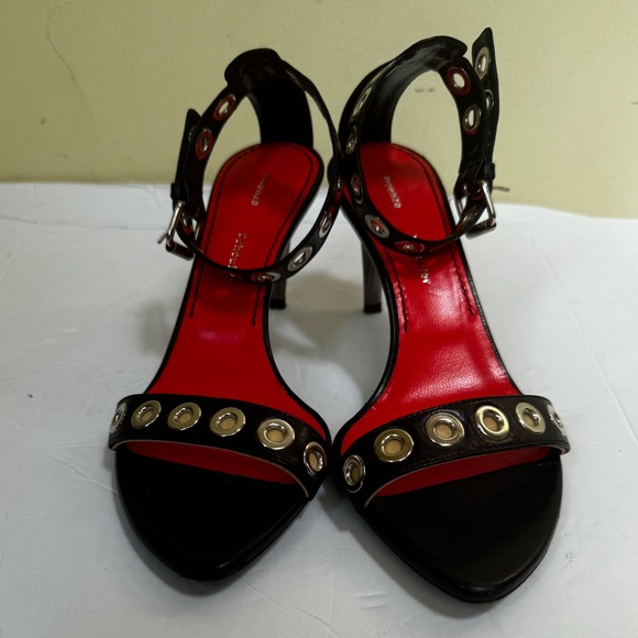Proenza Schouler Grommets Leather Strappy Ankle Sandals Shoes Rings Sexy Goth 38 - Picture 4 of 16